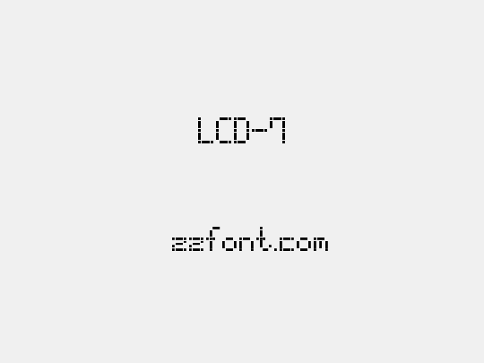 LCD-7