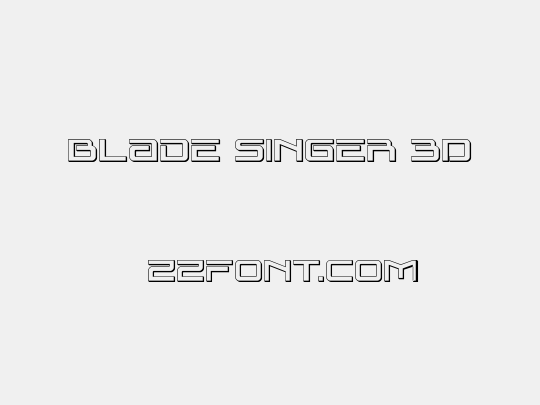 Blade Singer 3D
