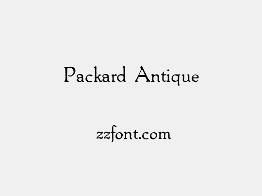Packard Antique
