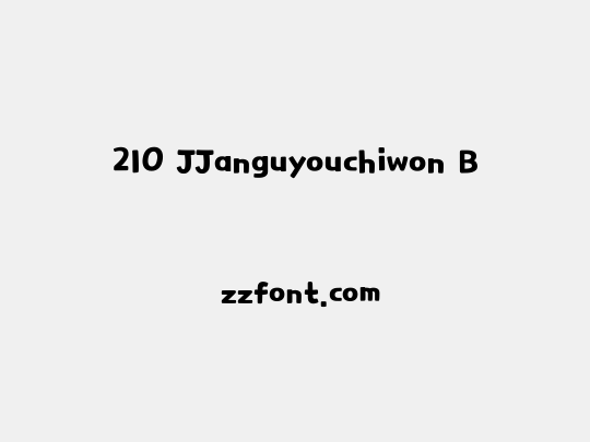 210 JJanguyouchiwon B