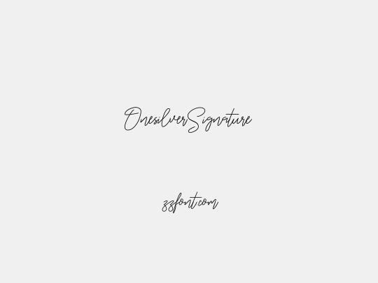OnesilverSignature