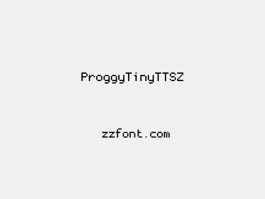 ProggyTinyTTSZ