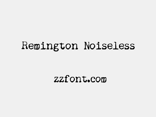 Remington Noiseless