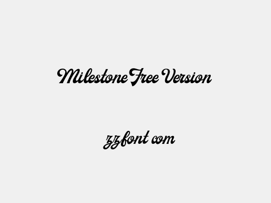 Milestone Free Version