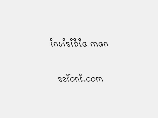 invisible man