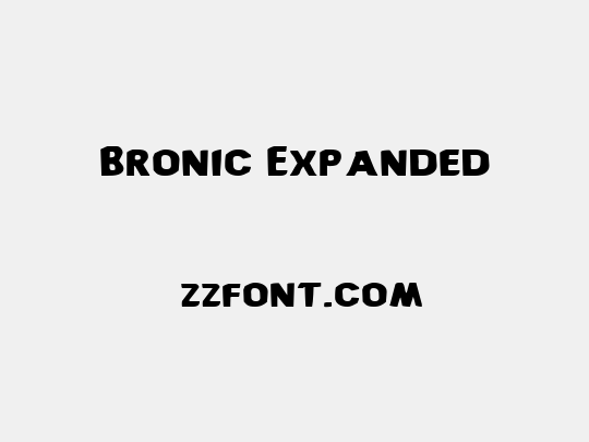 Bronic Expanded