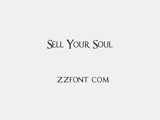 Sell Your Soul