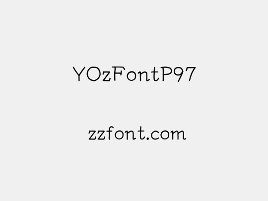 YOzFontP97
