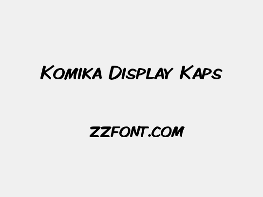 Komika Display Kaps