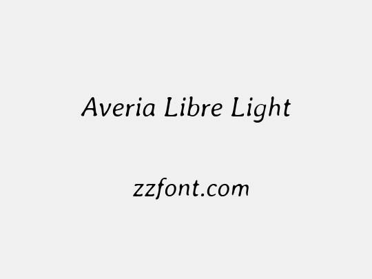 Averia Libre Light