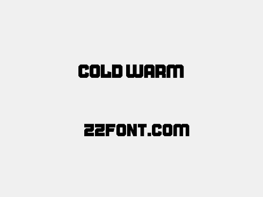 Cold Warm