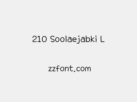 210 Soolaejabki L