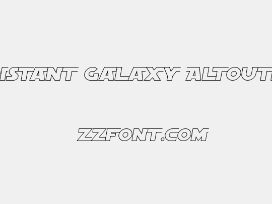 SF Distant Galaxy AltOutline