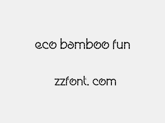 Eco Bamboo Fun