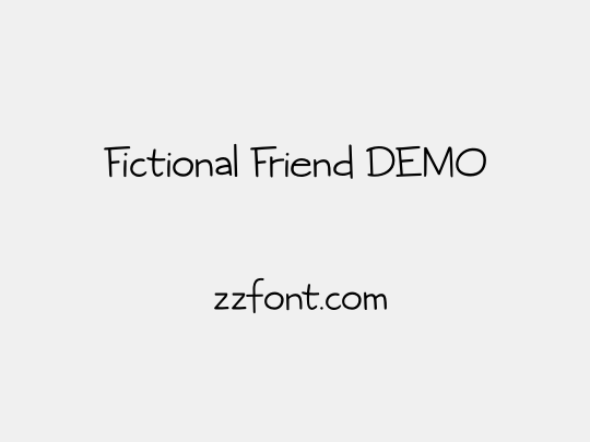 Fictional Friend DEMO