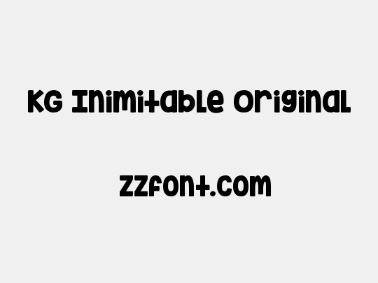 KG Inimitable Original
