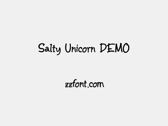 Salty Unicorn DEMO