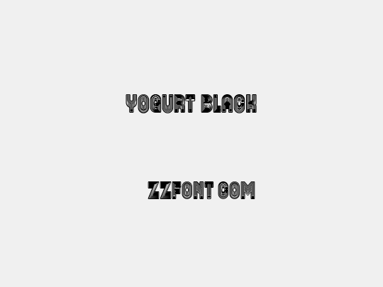 Yogurt Black