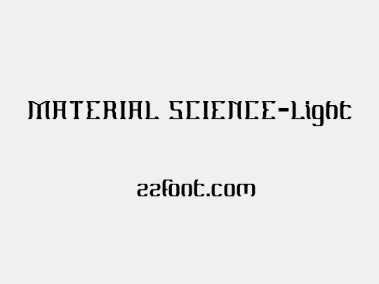 MATERIAL SCIENCE-Light