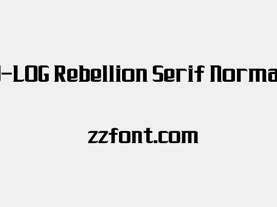 J-LOG Rebellion Serif Normal