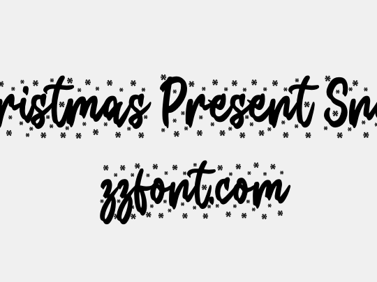 Christmas Present Snow