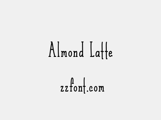 Almond Latte
