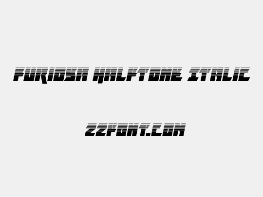 Furiosa Halftone Italic