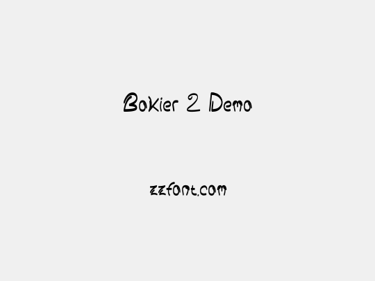 Bokier 2 Demo