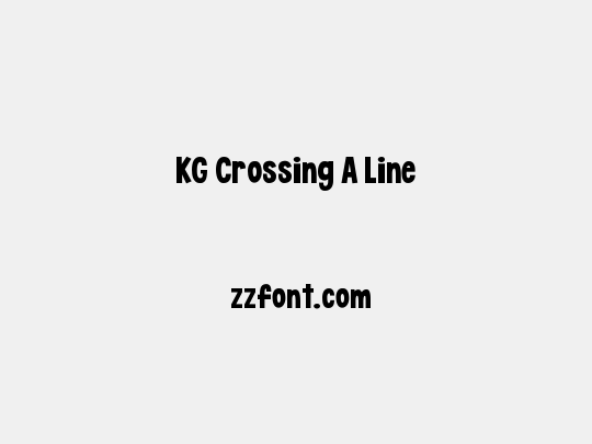 KG Crossing A Line