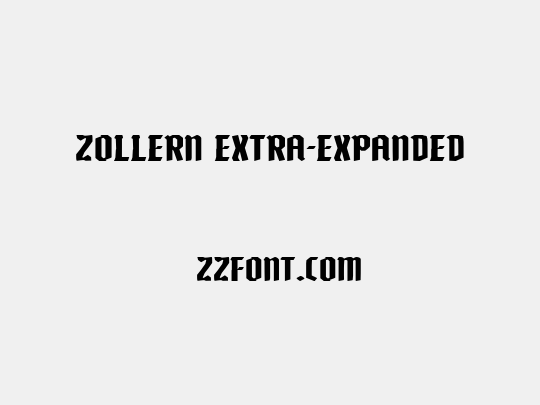 Zollern Extra-Expanded