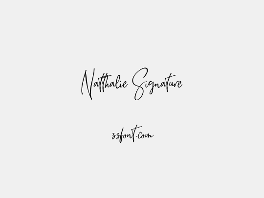 Natthalie Signature