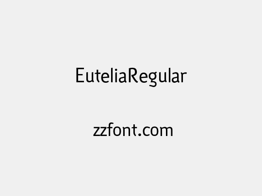 EuteliaRegular