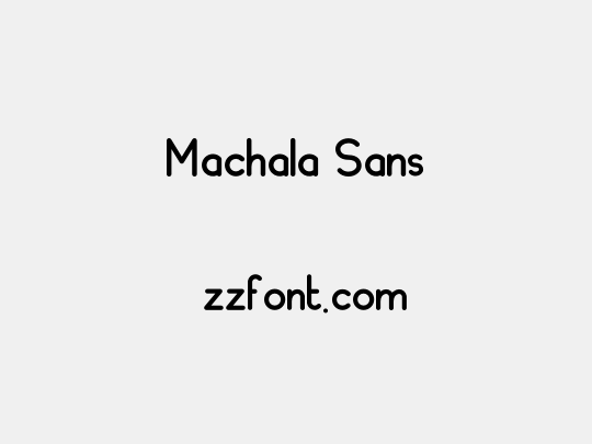 Machala Sans