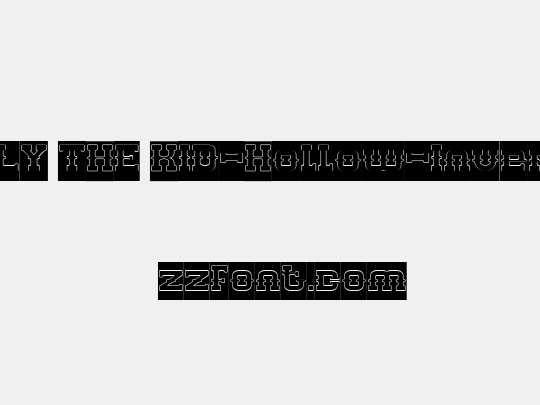 BILLY THE KID-Hollow-Inverse