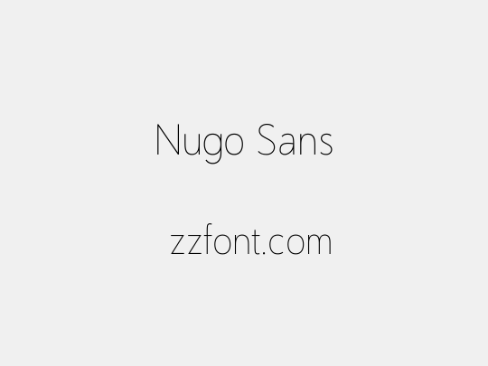 Nugo Sans