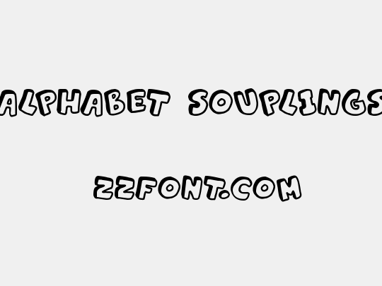 Alphabet Souplings