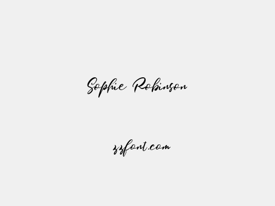 Sophie Robinson