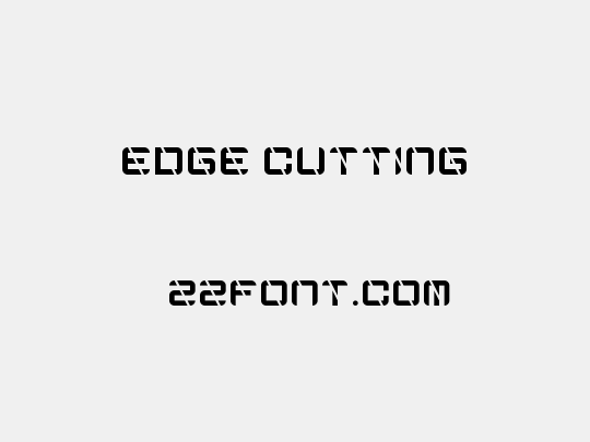 Edge Cutting