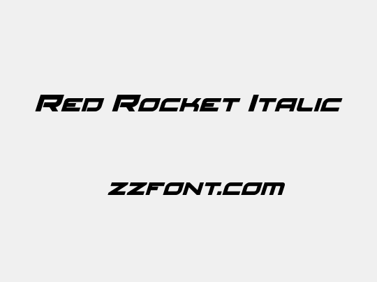 Red Rocket Italic