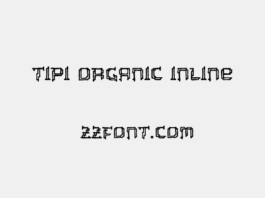 Tipi Organic Inline