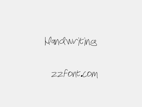 Handwriting