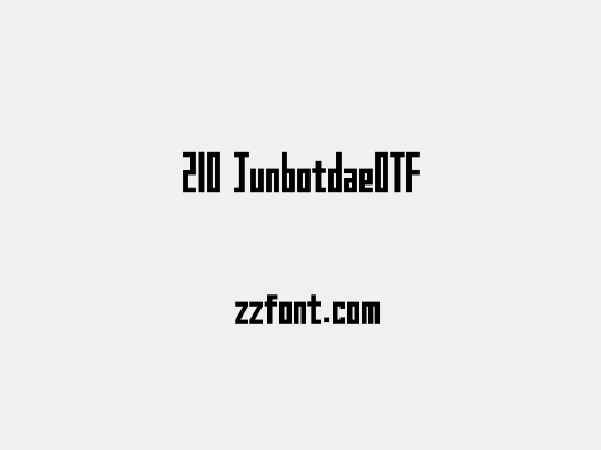 210 JunbotdaeOTF