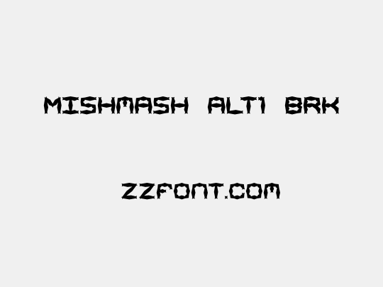 Mishmash ALT1 BRK