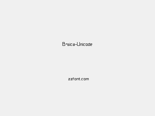 B·sica-Unicode