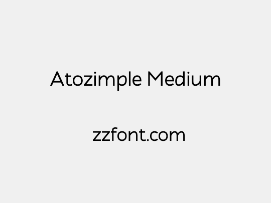 Atozimple Medium