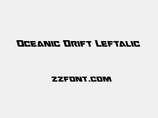 Oceanic Drift Leftalic