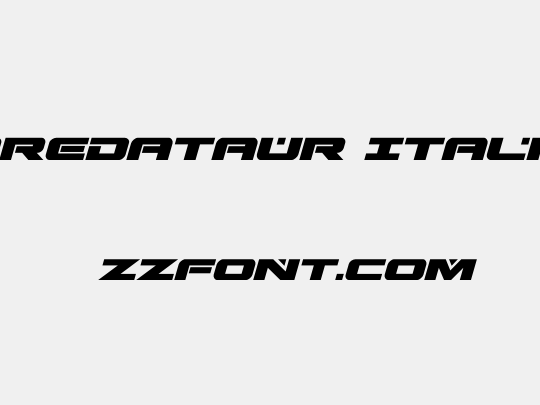 Predataur Italic