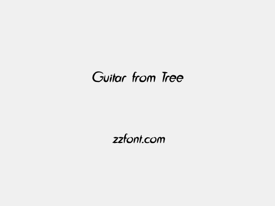 Guitar from Tree