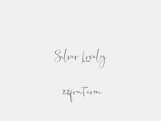 Silver Lovely