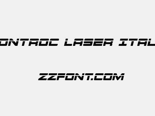 Montroc Laser Italic